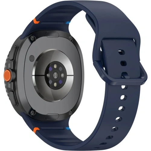 Silikonowy pasek Bizon Strap Watch Silicone G do Samsung Galaxy Watch 8 40mm / 44mm / 8 Classic 46mm granatowy