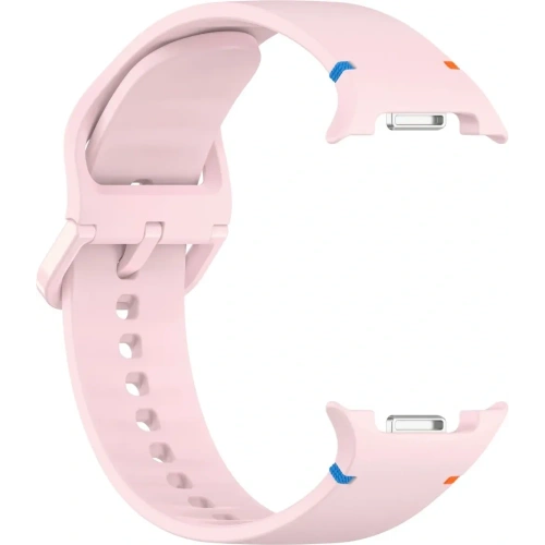 Silikonowy pasek Bizon Strap Watch Silicone G do Samsung Galaxy Watch 8 40mm / 44mm / 8 Classic 46mm różowy