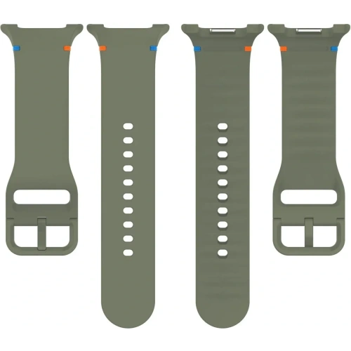 Silikonowy pasek Bizon Strap Watch Silicone G do Samsung Galaxy Watch 8 40mm / 44mm / 8 Classic 46mm ciemnozielony