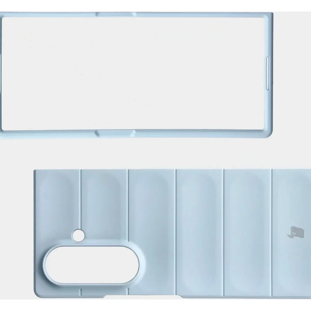 Pancerne etui Bizon Case Tur do Samsung Galaxy Z Fold7 błękitne