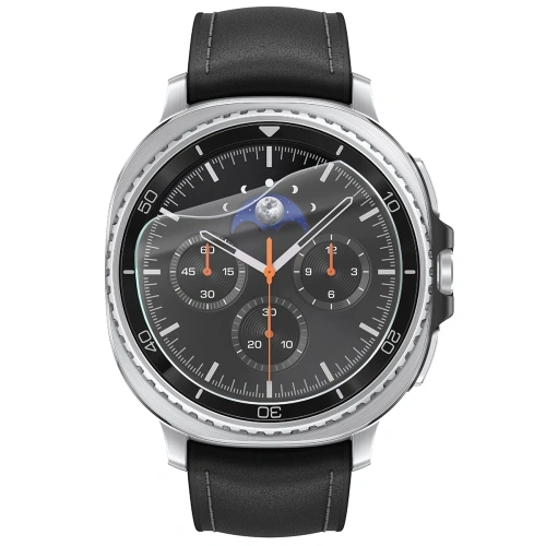 Folia hydrożelowa na ekran Bizon Glass Watch Hydrogel do Samsung Galaxy Watch 8 Classic 46mm [2 PACK]