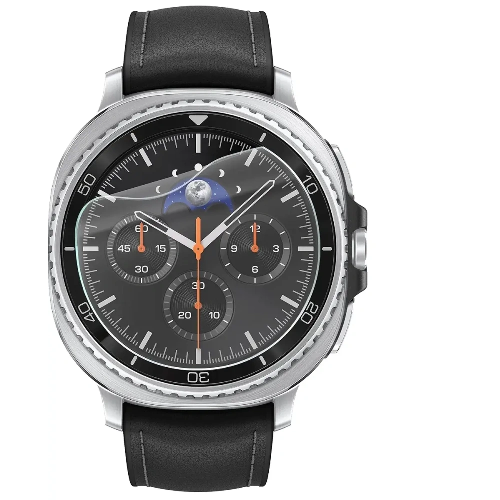 Folia hydrożelowa na ekran Bizon Glass Watch Hydrogel do Samsung Galaxy Watch 8 Classic 46mm [2 PACK]