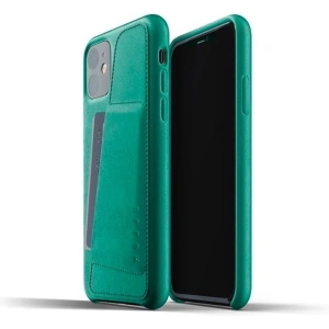 Kup Etui Mujjo Full Leather Wallet Case Apple iPhone 11 (zielone) - MUJ015GRN - {ean13} - Sklep Home Screen