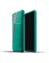 Etui Mujjo Full Leather Wallet Case Apple iPhone 11 (zelené)