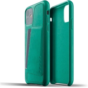 Kup Etui Mujjo Full Leather Wallet Case Apple iPhone 11 (zielone) - MUJ015GRN - {ean13} - Sklep Home Screen
