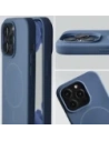 Silikonowe etui z pierścieniem magnetycznym Bizon Soft Case Magnetic do Apple iPhone 14 Pro granatowe