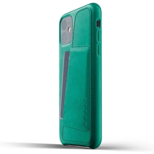 Kup Etui Mujjo Full Leather Wallet Case Apple iPhone 11 (zielone) - MUJ015GRN - {ean13} - Sklep Home Screen