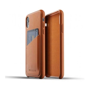 Kup Etui Mujjo Full Leather Wallet Apple iPhone XR (brązowe) - MUJ016BR - {ean13} - Sklep Home Screen
