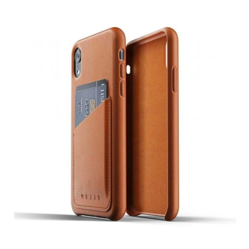 Kup Etui Mujjo Full Leather Wallet Apple iPhone XR (brązowe) - MUJ016BR - {ean13} - Sklep Home Screen