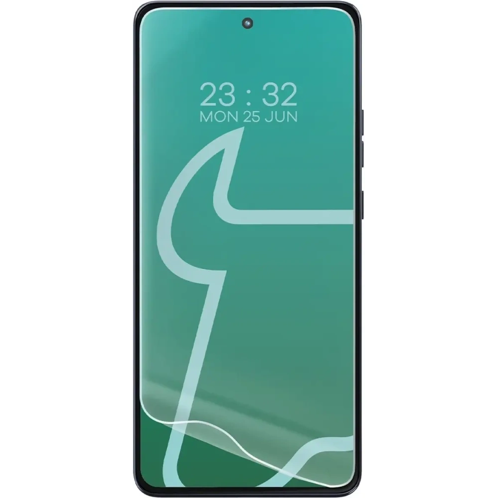 Elastyczne etui + 2x folia na ekran Bizon Case Clear Pack do Motorola Moto G86 Power 5G