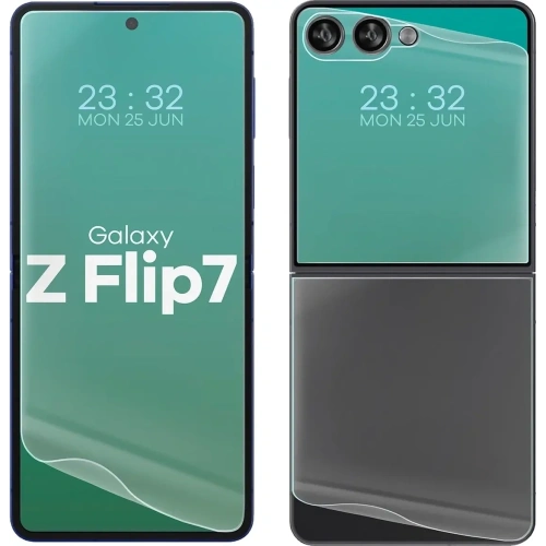 Folia hydrożelowa na tył i przód Bizon Glass Hydrogel Set do Samsung Galaxy Z Flip7