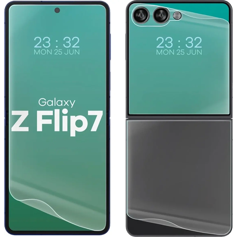 Folia hydrożelowa na tył i przód Bizon Glass Hydrogel Set do Samsung Galaxy Z Flip7