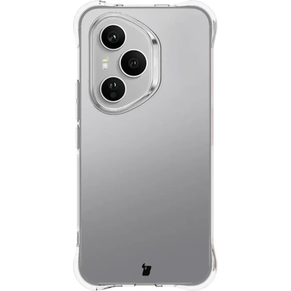 Elastyczne etui + 2x folia na ekran Bizon Case Clear Pack do Honor 400 Pro