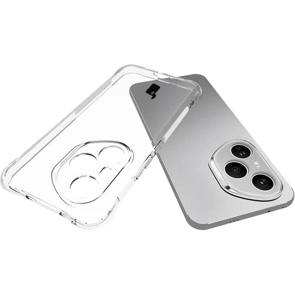 Elastyczne etui + 2x folia na ekran Bizon Case Clear Pack do Honor 400 Pro