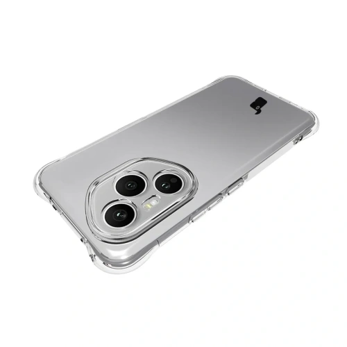 Elastyczne etui + 2x folia na ekran Bizon Case Clear Pack do Honor 400 Pro