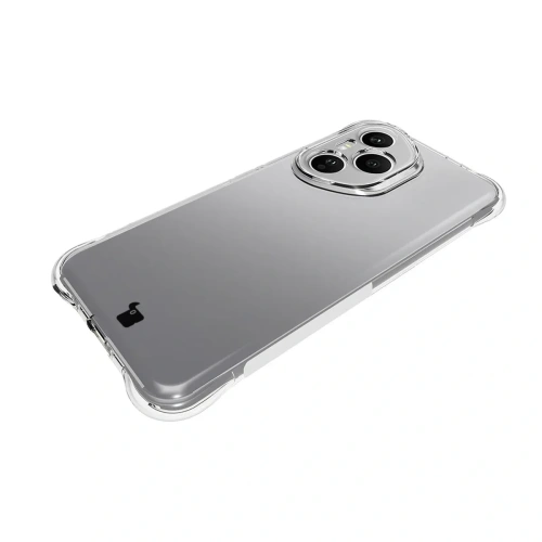 Elastyczne etui + 2x folia na ekran Bizon Case Clear Pack do Honor 400 Pro