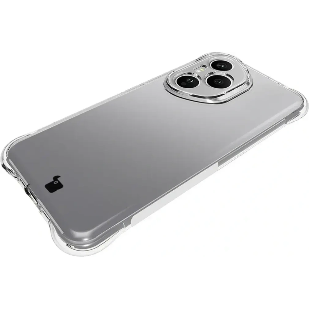 Elastyczne etui + 2x folia na ekran Bizon Case Clear Pack do Honor 400 Pro