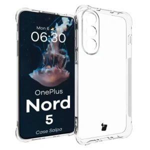 Elastyczne etui Bizon Case Salpa do OnePlus Nord 5 przezroczyste