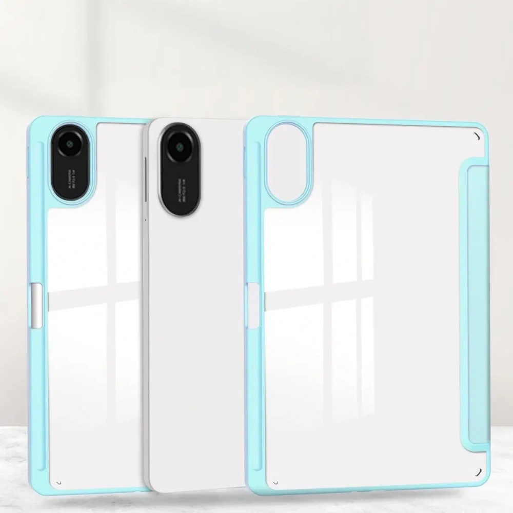 Etui z klapką Bizon Case Tab Clear Matt do Xiaomi Redmi Pad 2 błękitne