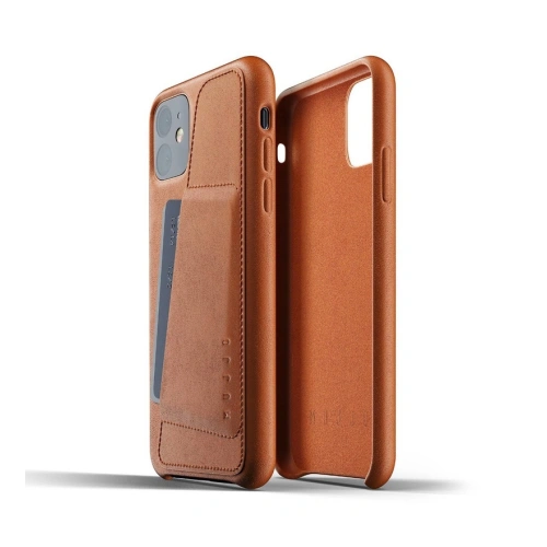 Kup Etui Mujjo Full Leather Wallet Case Apple iPhone 11 (brązowe) - MUJ020BR - {ean13} - Sklep Home Screen