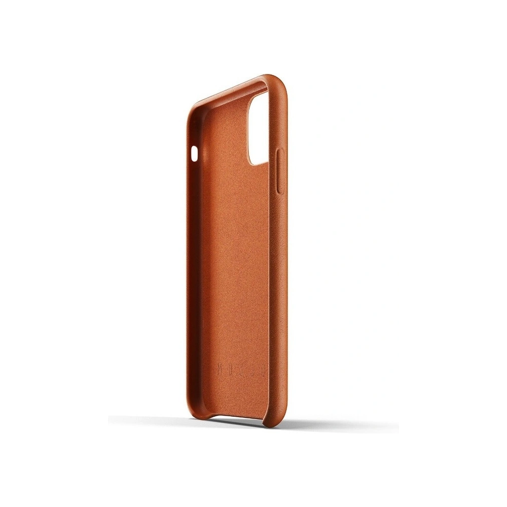 Etui Mujjo Full Leather Wallet Case Apple iPhone 11 (brązowe)
