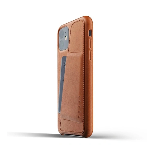 Kup Etui Mujjo Full Leather Wallet Case Apple iPhone 11 (brązowe) - MUJ020BR - {ean13} - Sklep Home Screen