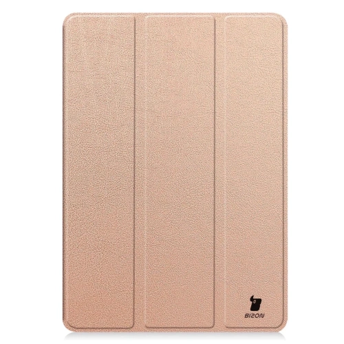Etui z klapką Bizon Case Tab Lizard do Xiaomi Redmi Pad 2 różowozłote