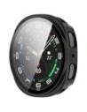 Etui ze szkłem do zegarka Bizon Case+Glass Watch do Samsung Galaxy Watch 8 44mm czarne