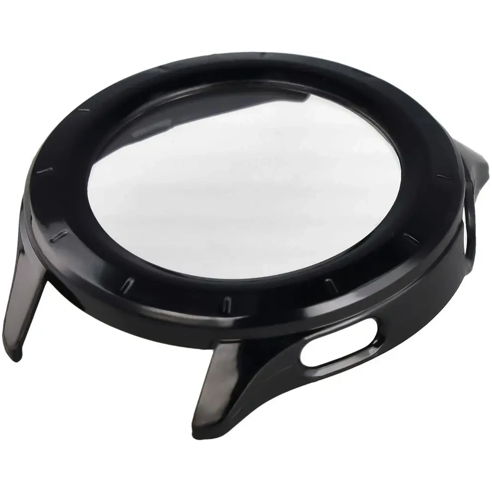 Etui ze szkłem do zegarka Bizon Case+Glass Watch do Xiaomi Watch S4 czarne