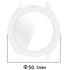 Etui ze szkłem do zegarka Bizon Case+Glass Watch do Xiaomi Watch S4 przezroczyste