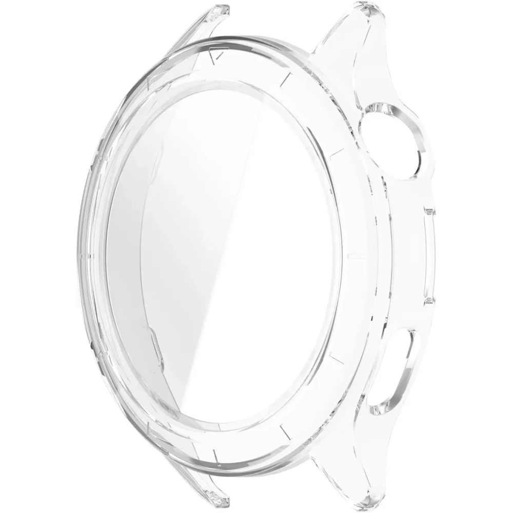 Etui ze szkłem do zegarka Bizon Case+Glass Watch do Xiaomi Watch S4 przezroczyste