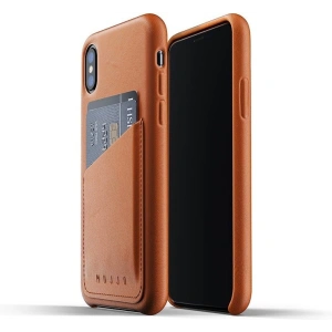 Kup Etui Mujjo Full Leather Wallet Apple iPhone X/XS (brązowe) - MUJ022BR - {ean13} - Sklep Home Screen