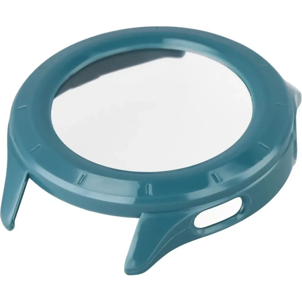 Etui ze szkłem do zegarka Bizon Case+Glass Watch do Xiaomi Watch S4 zielone