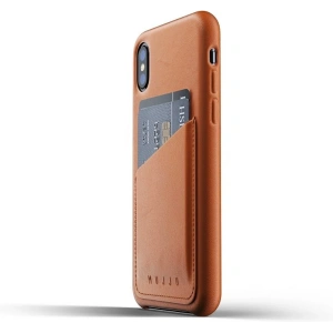 Kup Etui Mujjo Full Leather Wallet Apple iPhone X/XS (brązowe) - MUJ022BR - {ean13} - Sklep Home Screen