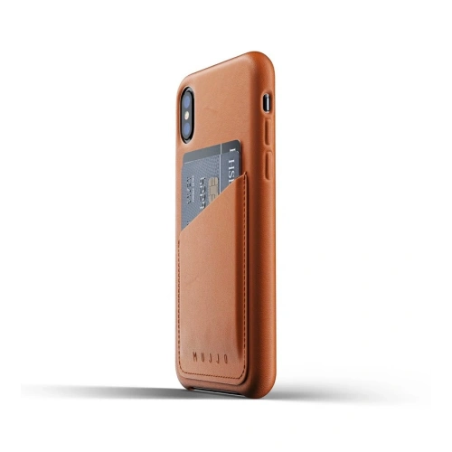 Kup Etui Mujjo Full Leather Wallet Apple iPhone X/XS (brązowe) - MUJ022BR - {ean13} - Sklep Home Screen