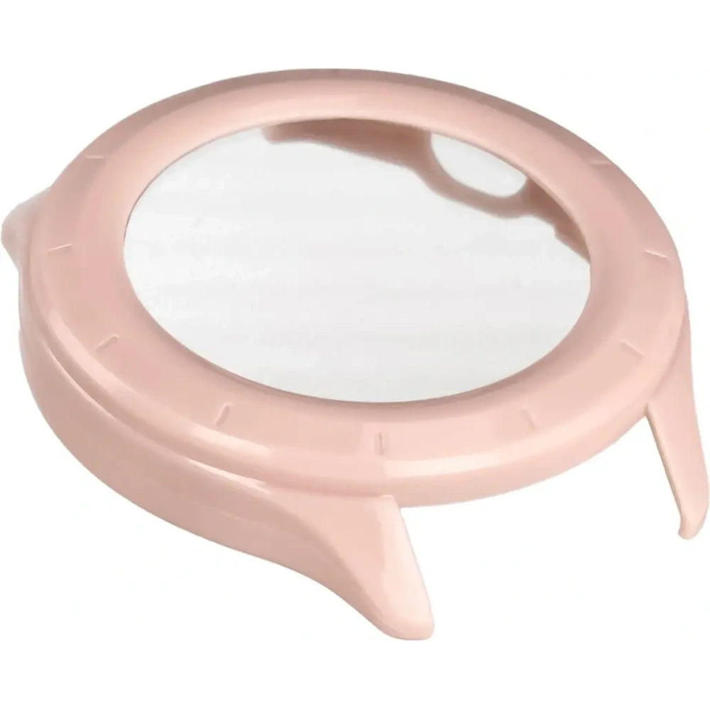 Etui ze szkłem do zegarka Bizon Case+Glass Watch do Xiaomi Watch S4 różowe