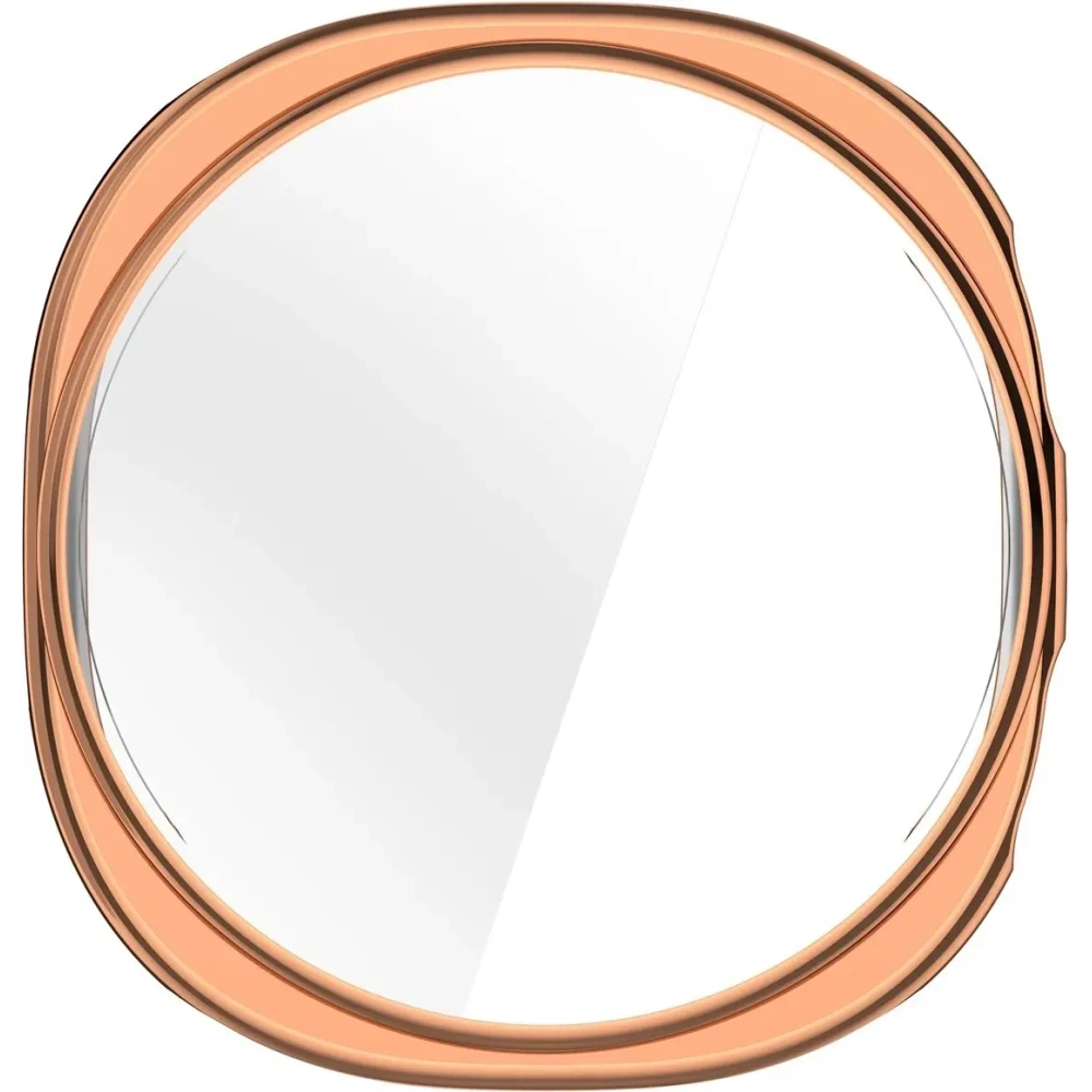 Etui z osłoną ekranu Bizon Case Watch Felipe do Samsung Galaxy Watch 8 44mm różowozłote