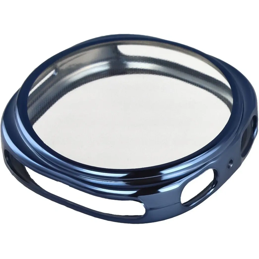 Etui z osłoną ekranu Bizon Case Watch Felipe do Samsung Galaxy Watch 8 44mm niebieskie