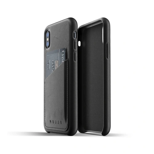 Kup Mujjo Apple Tasche Vollleder Wallet iPhone X/XS (schwarz) - MUJ023BLK - {ean13} - Sklep Home Screen