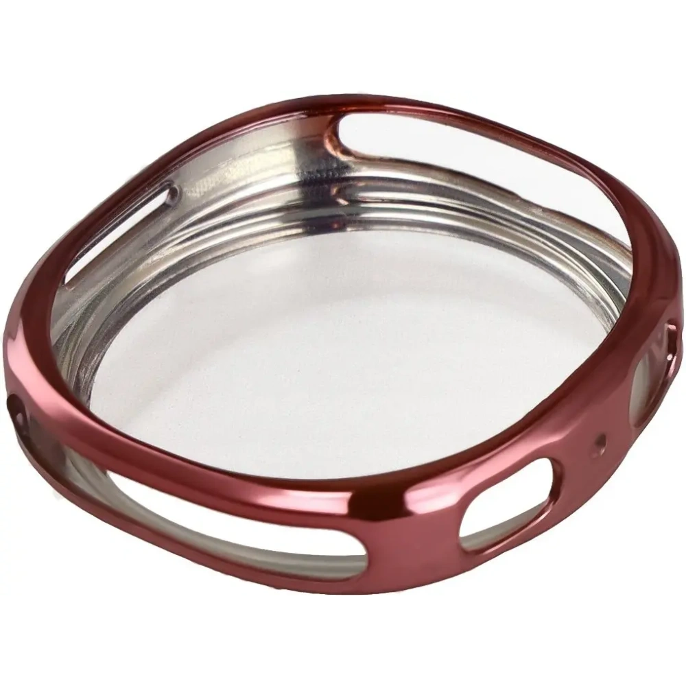 Etui z osłoną ekranu Bizon Case Watch Felipe do Samsung Galaxy Watch 8 44mm różowe