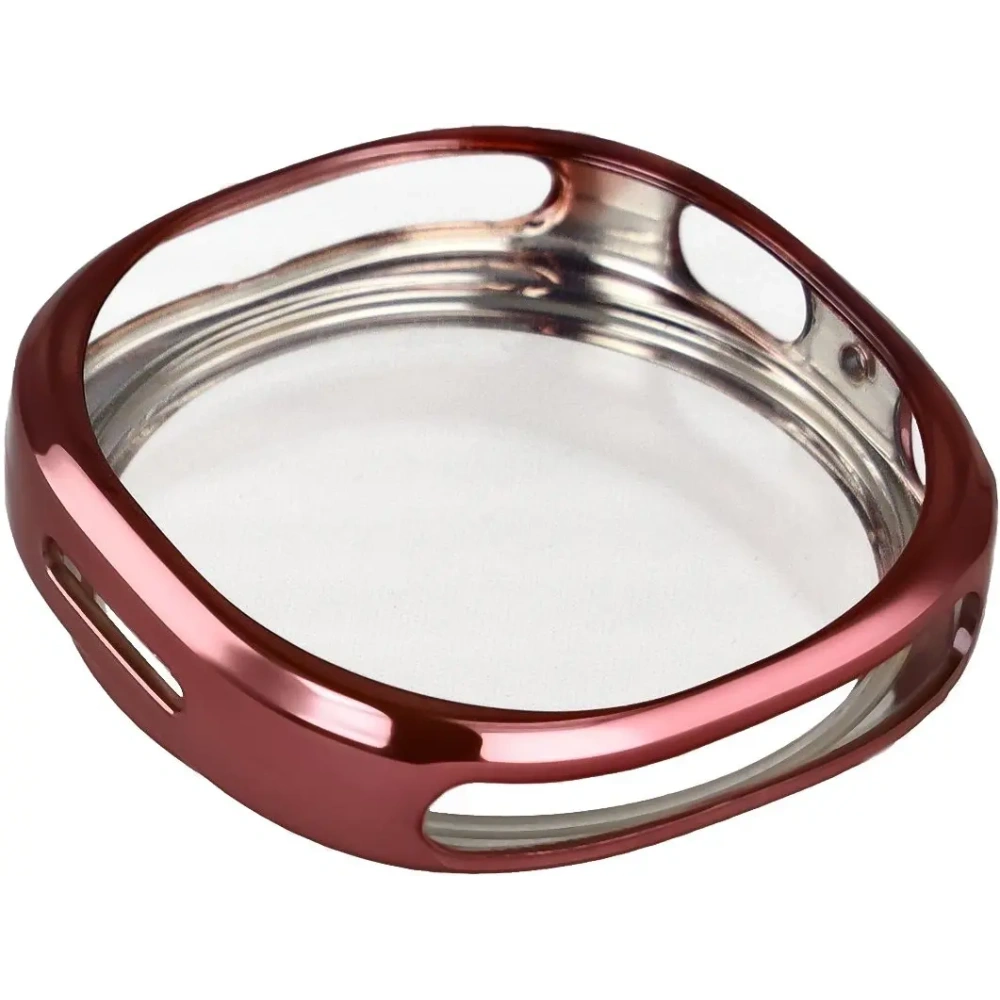 Etui z osłoną ekranu Bizon Case Watch Felipe do Samsung Galaxy Watch 8 44mm różowe