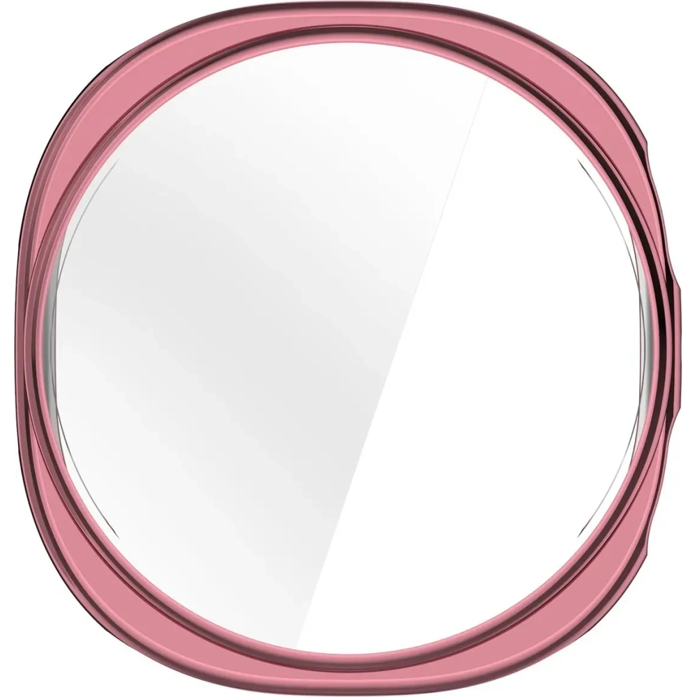 Etui z osłoną ekranu Bizon Case Watch Felipe do Samsung Galaxy Watch 8 44mm różowe