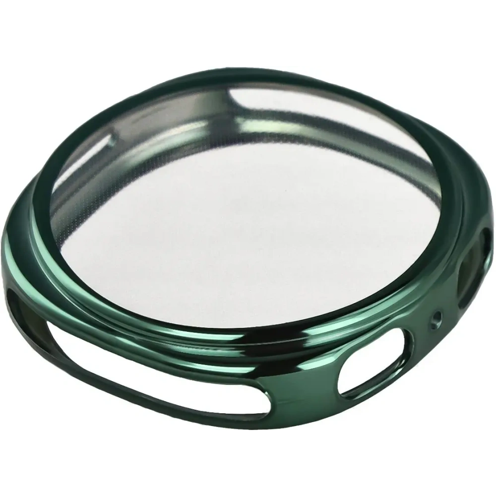 Etui z osłoną ekranu Bizon Case Watch Felipe do Samsung Galaxy Watch 8 44mm zielone