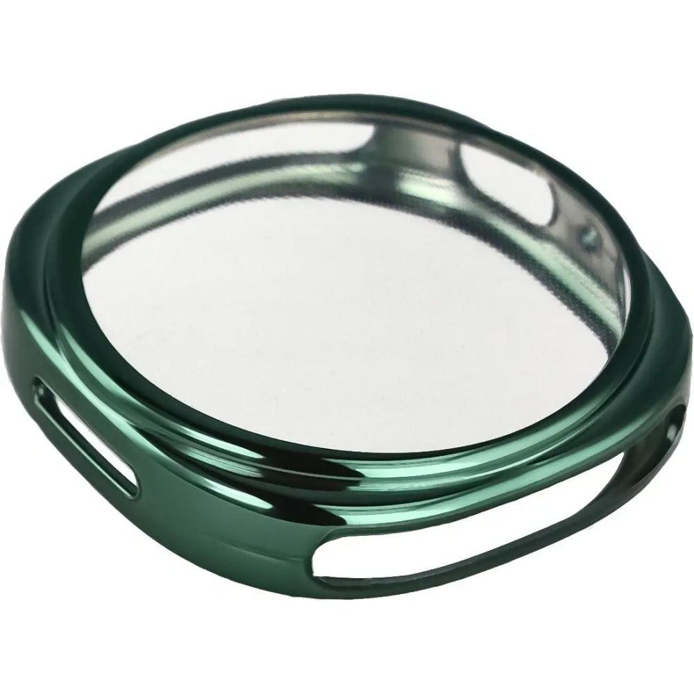 Etui z osłoną ekranu Bizon Case Watch Felipe do Samsung Galaxy Watch 8 44mm zielone