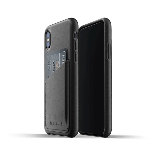 Kup Mujjo Apple Tasche Vollleder Wallet iPhone X/XS (schwarz) - MUJ023BLK - {ean13} - Sklep Home Screen