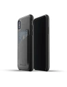 Etui Mujjo Full Leather Wallet Apple iPhone X/XS (negru)