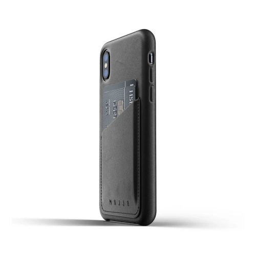 Kup Mujjo Apple Tasche Vollleder Wallet iPhone X/XS (schwarz) - MUJ023BLK - {ean13} - Sklep Home Screen