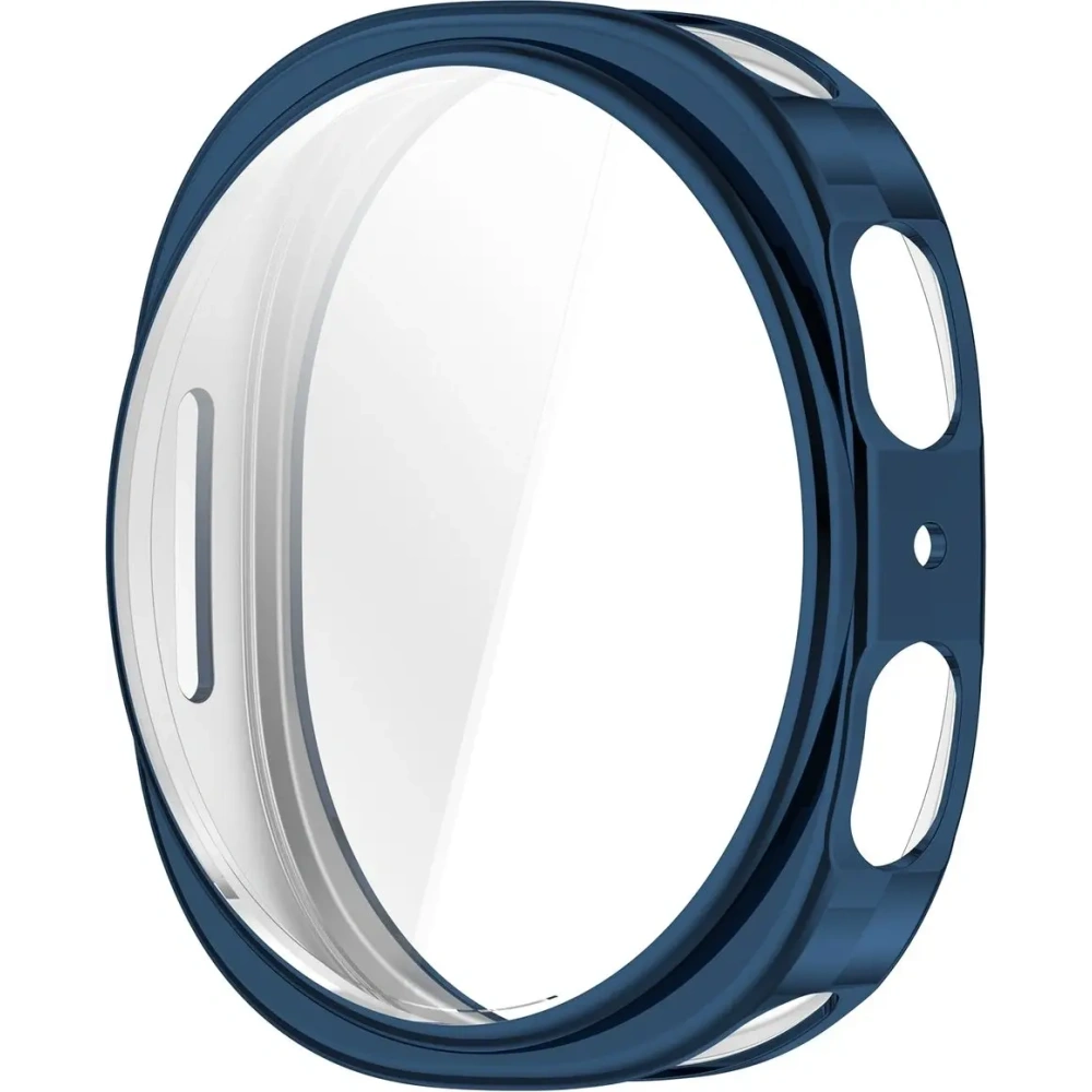 Etui z osłoną ekranu Bizon Case Watch Felipe do Samsung Galaxy Watch 8 40mm niebieskie