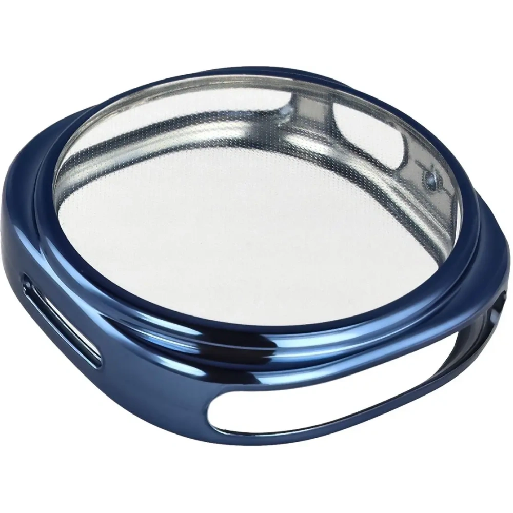 Etui z osłoną ekranu Bizon Case Watch Felipe do Samsung Galaxy Watch 8 40mm niebieskie