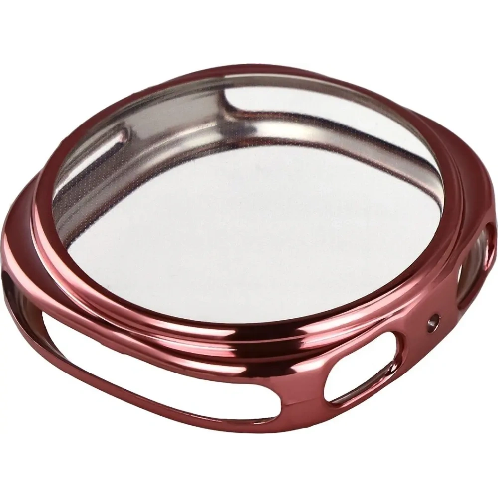 Etui z osłoną ekranu Bizon Case Watch Felipe do Samsung Galaxy Watch 8 40mm różowe